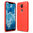 Flexi Slim Carbon Fibre Case for Nokia 8.1 - Brushed Red